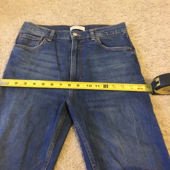 Zara Straight Fit High Waste Denim - Picture 8 of 8